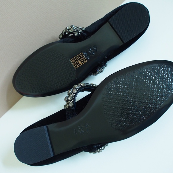 Tory Burch Crystal Ballet Flat S: 9 - Picture 8 of 9